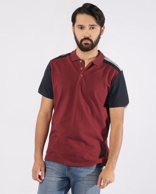 camisa polo vino