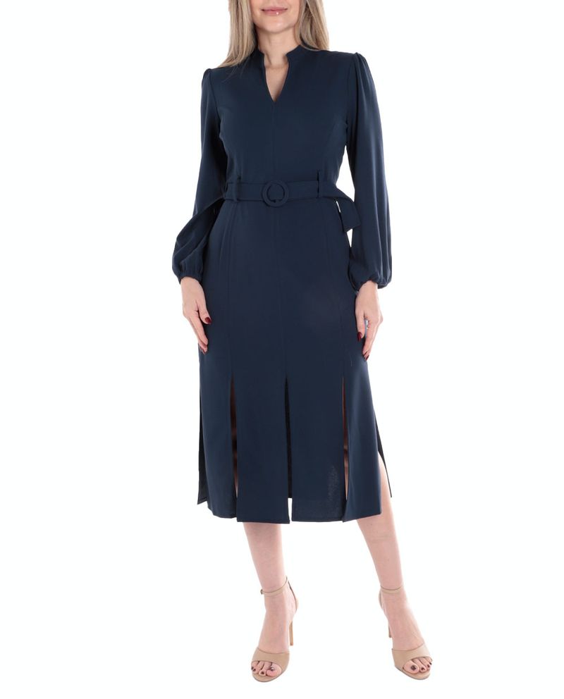 104631278-Vestido-Danny---Nicole-midi-azul-manga-larga-para-mujer