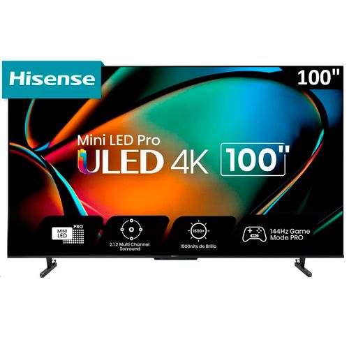 Pantalla Hisense U8 Mini LED smart 100" UHD/4K // 100U8K