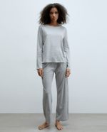 104776417-Pijama-con-pantalon-Sfera-gris-para-mujer