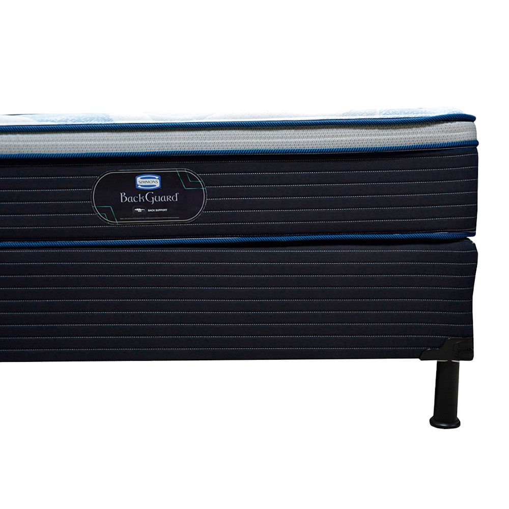 Cama Simmons Backguard Euro confort extra firme - Siman Guatemala