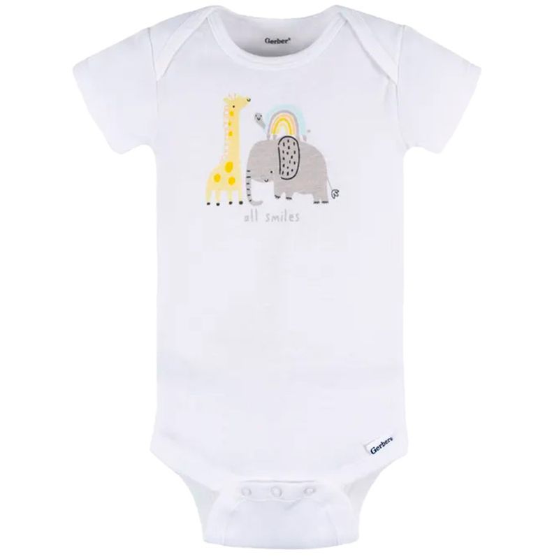 Mameluco blanco con estampado para bebé niño Siman Costa Rica