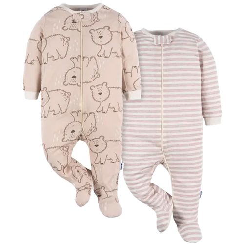 Set para 2 pijamas multicolor con estampado para bebé niño