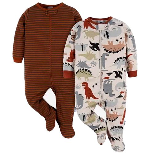 Set para 2 pijamas multicolor con estampado para bebé niño