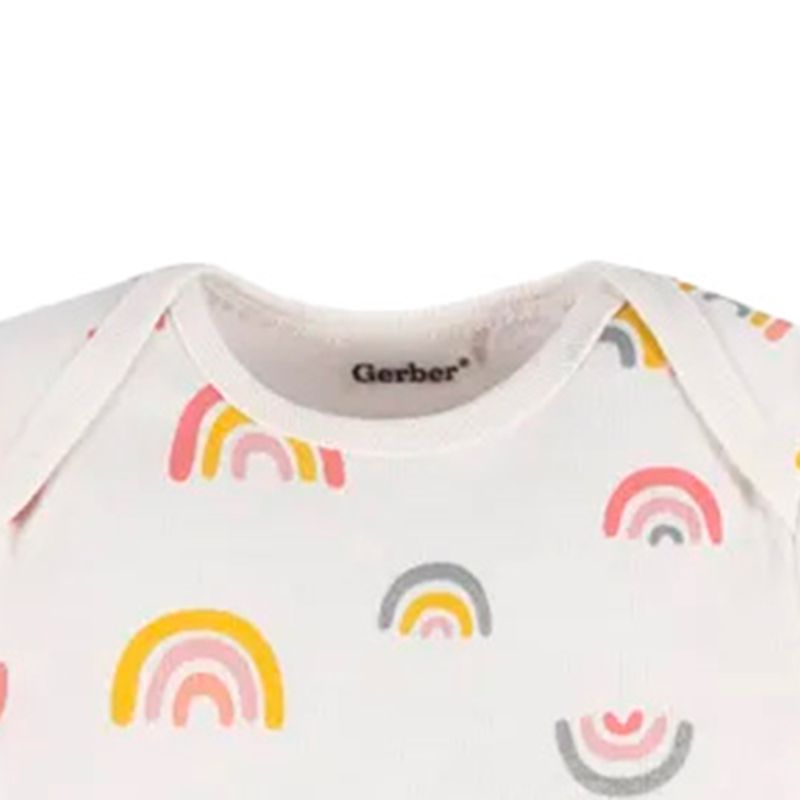 Mameluco-blanco-con-estampado-de-arcoiris-para-bebe-niña-104735664