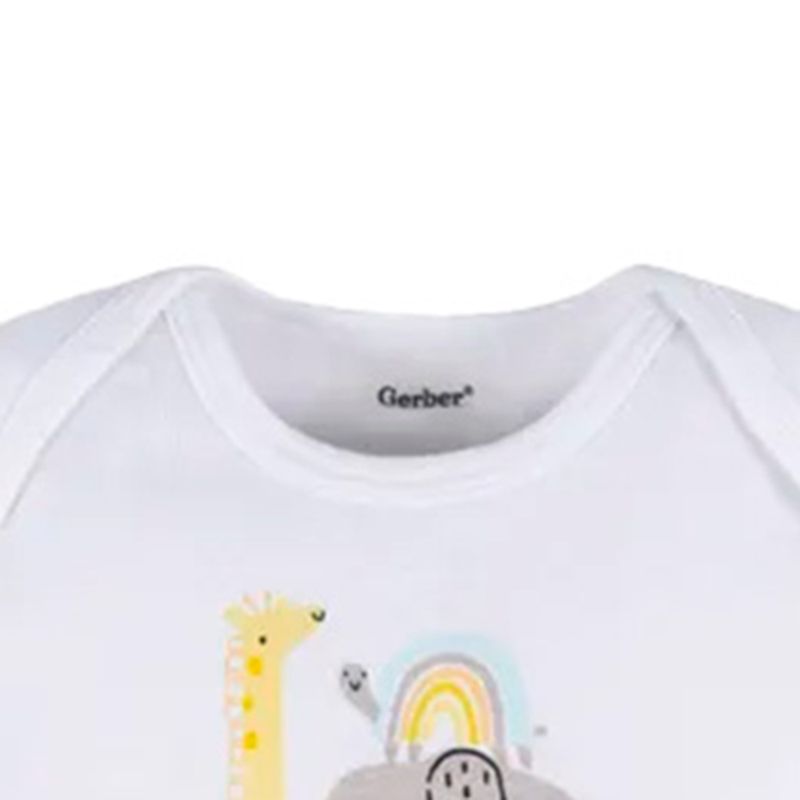Mameluco-blanco-con-estampado-para-bebe-niño-104735695