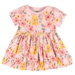 Vestido-rosado-con-estampado-de-flores-para--bebe-niña-104735724