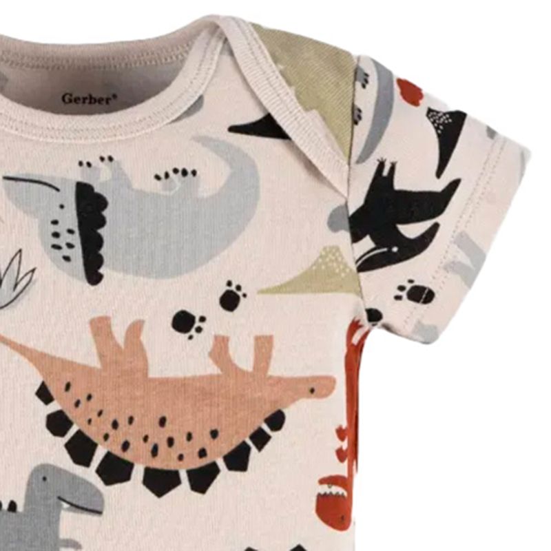 Mameluco-beige-con-estampado-de-dinosaurios-para-bebe-niño-104735685