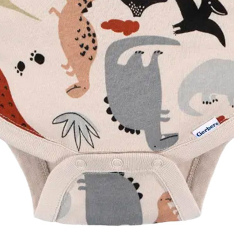 Mameluco-beige-con-estampado-de-dinosaurios-para-bebe-niño-104735685
