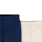 Set-de-2-pantalones-bicolor-solido-para-bebe-niño-104735721