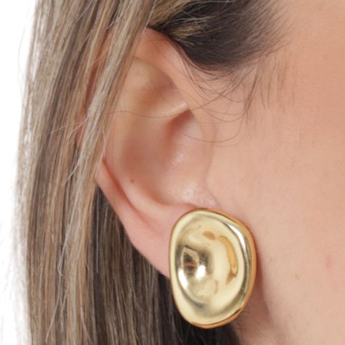 Aretes dorados para mujer