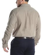 104606767-Camisa-casual-de-lino-Gents-regular-fit-cafe-heather-para-hombre