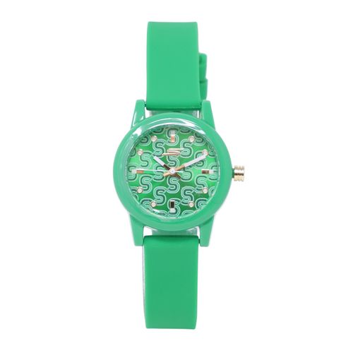 Reloj Skechers análogo de caucho verde para hombre