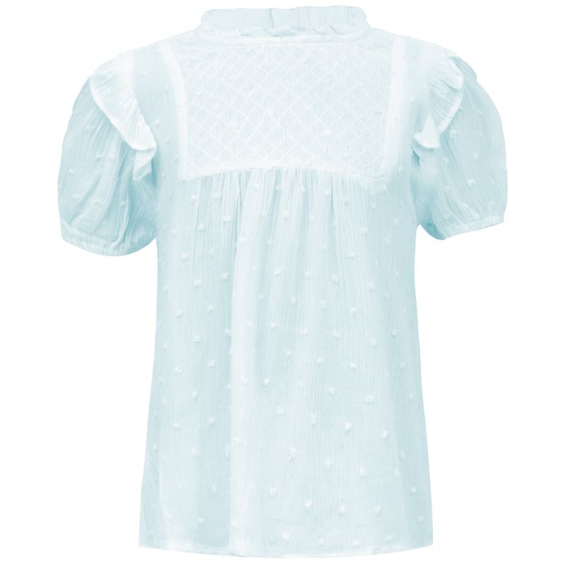 Blusa-verde-solido-para-niña-104567506
