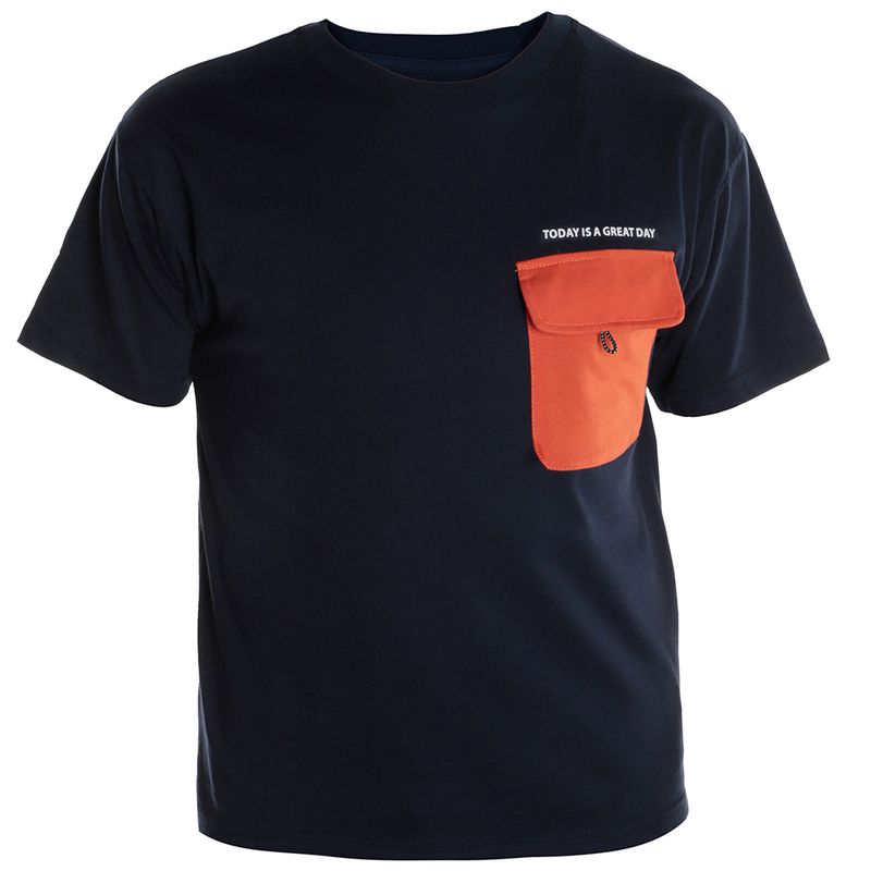Camiseta-azul-solido-para-niño-104760111