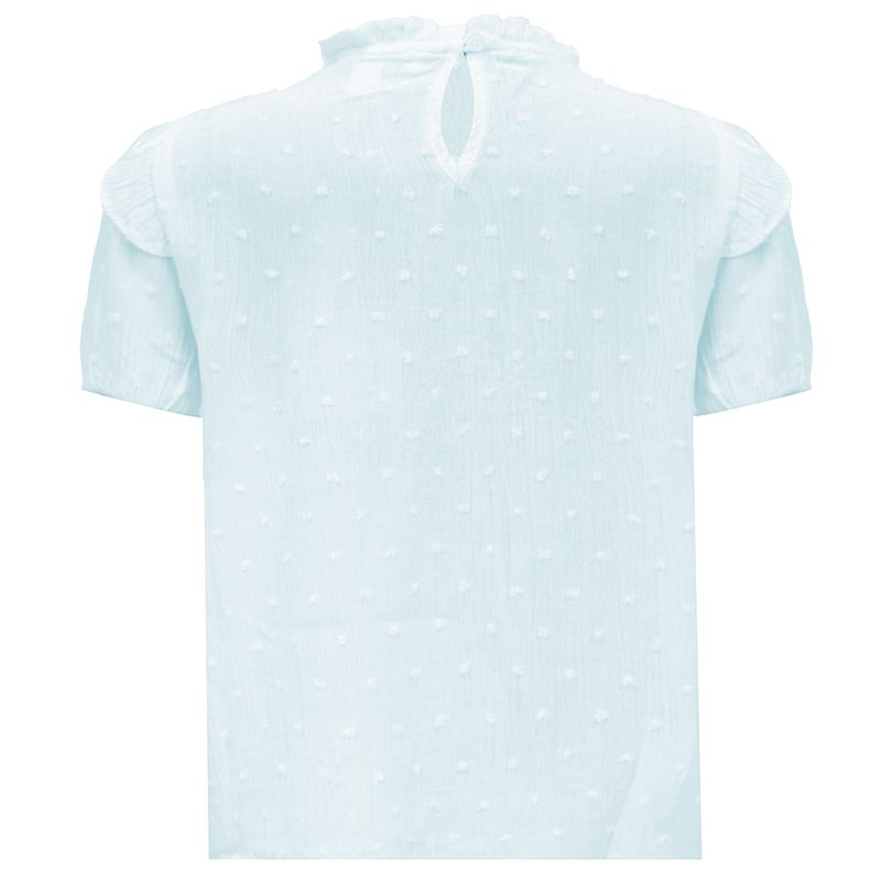 Blusa-verde-solido-para-niña-104567506