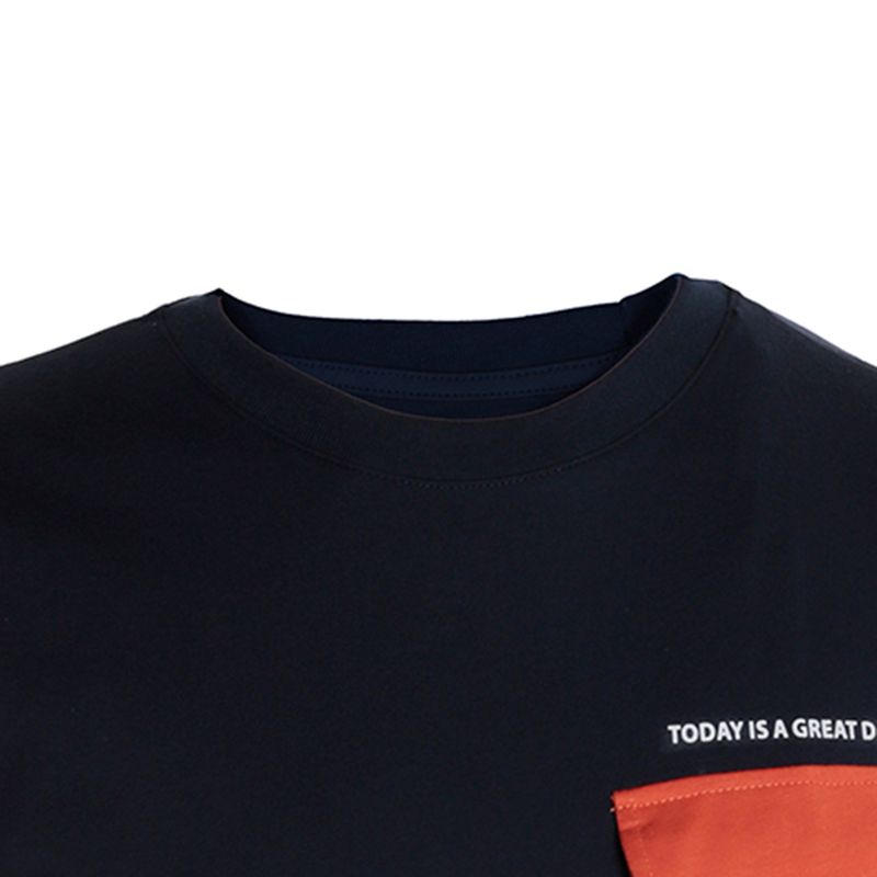 Camiseta-azul-solido-para-niño-104760111