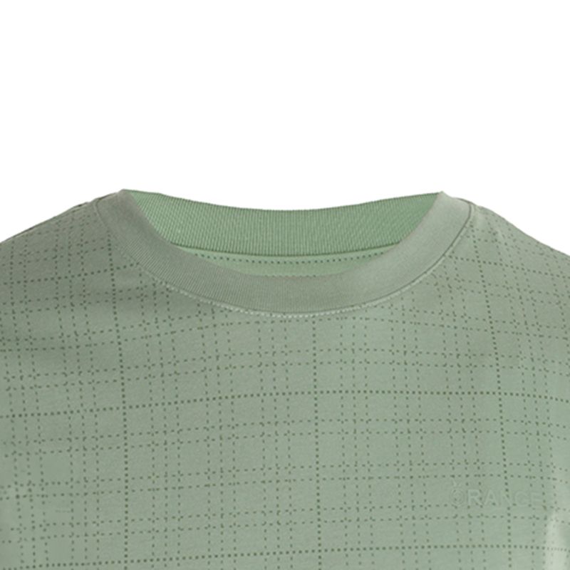 Camiseta-verde-con-cuadros-para-niño-104760129