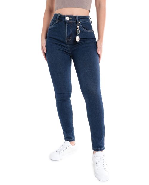 Jeans Most Wanted skinny azul de cintura alta para mujer