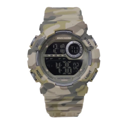 Reloj Skechers digital de resina verde militar para hombre