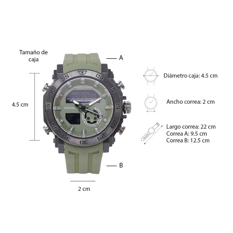 104789311-Reloj-Skechers-analogo-digital-de-poliuretano-verde-para-hombre