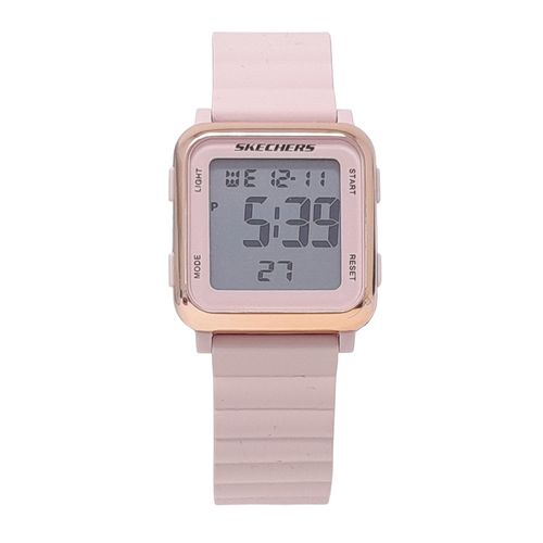 Reloj Skechers digital de resina rosado para mujer