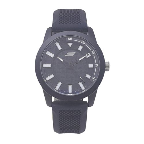 Reloj Skechers análogo de caucho negro para hombre