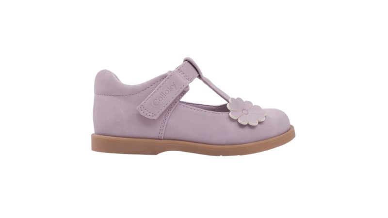 Zapato casual Colloky morado para niña bebé