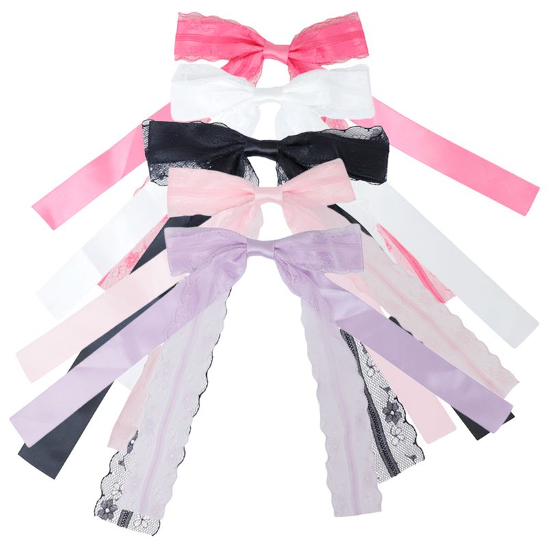 Set-de-5-clips-con-chonga-multicolor-solido-para-niña--Surtido--104692204
