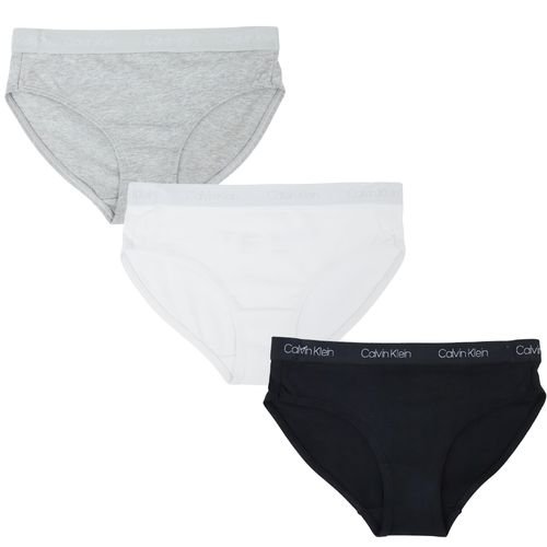 Set de 3 piezas ropa interior multicolor sólido para niña