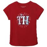 Blusa-roja-con-estampado-para-niña-104720812