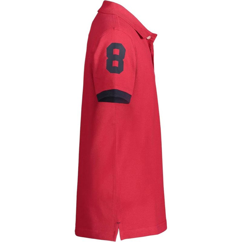 Camisa-polo-bicolor-con-estampado-para-niño-104754688