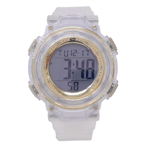 Reloj Skechers digital resina transparente para mujer