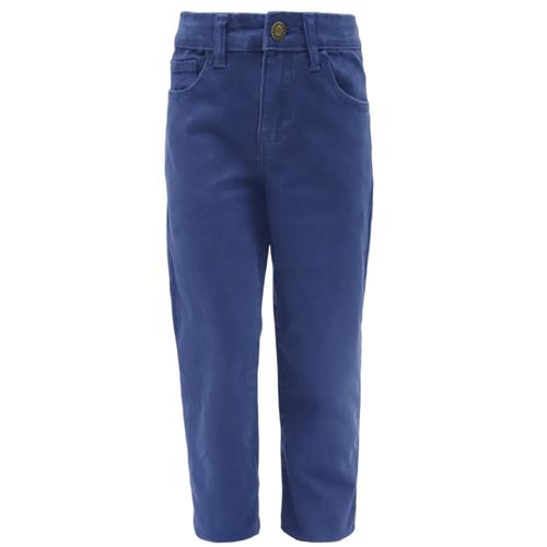 Pantalón azul sólido para niño