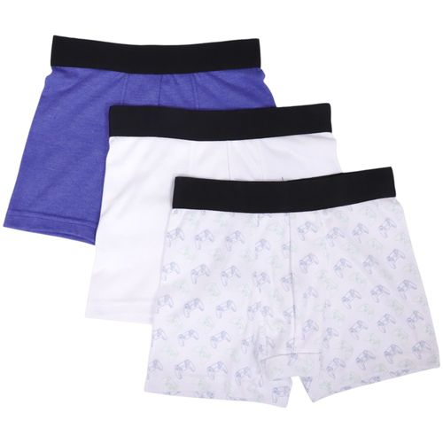 Set de 3 piezas ropa interior multicolor sólido para niño