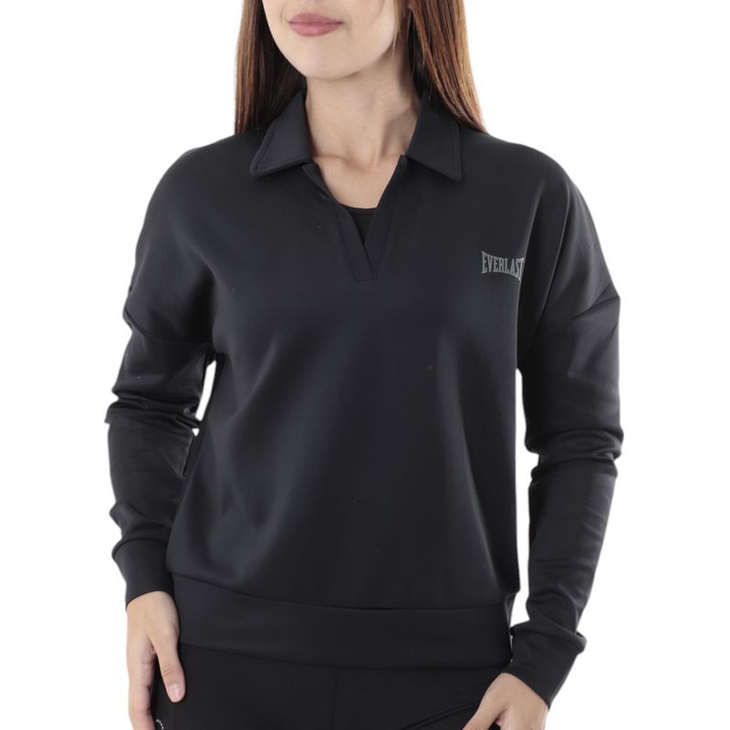 104762109-Camiseta-deportiva-Everlast-manga-larga-negra-solida-para-mujer