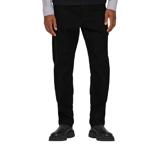 Jeans carpenter Only & Sons negro denim para hombre