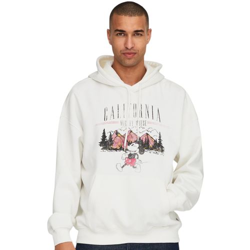 Suéter hoodie Only & Sons estampado Mickey Mouse para hombre
