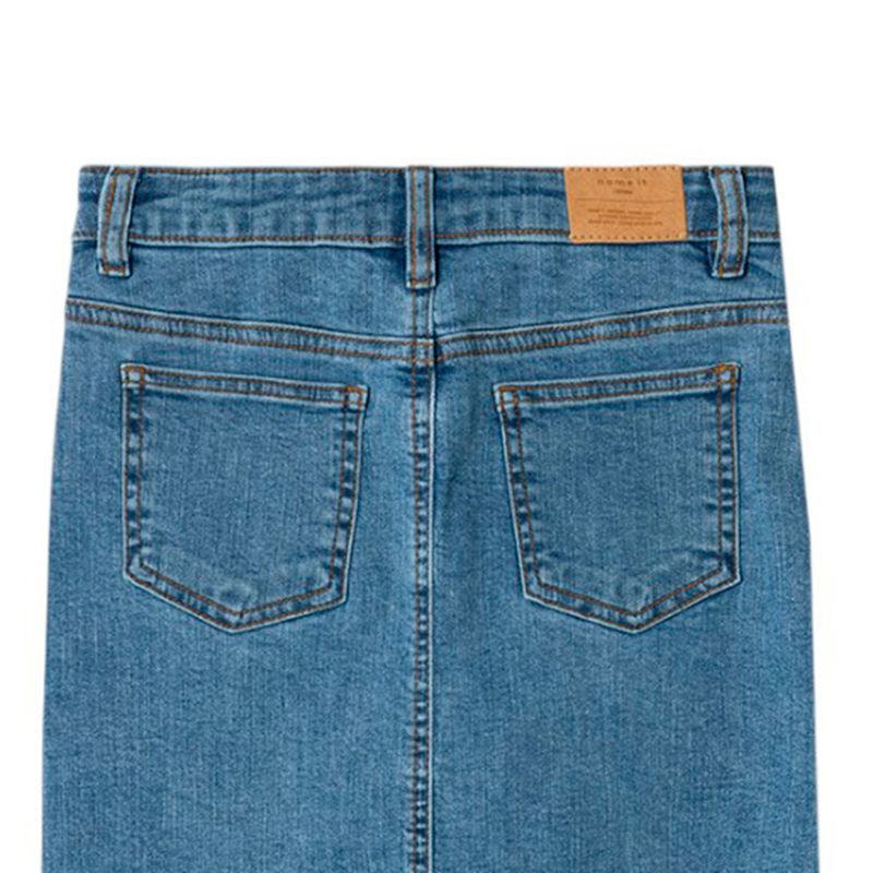 104799390-Falda-azul-solido-para-niña