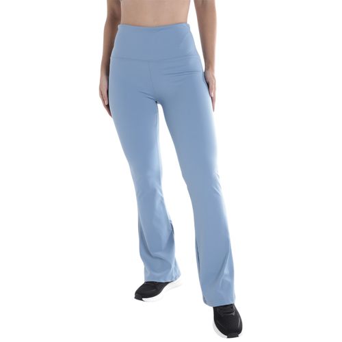 Leggings Flare deportivo Teammate celeste para mujer