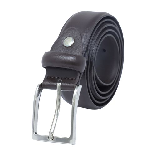 Cinturón tradicional Brooksfield café sólido para hombre