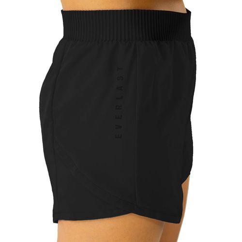 Short deportivo Everlast negro sólido para mujer