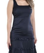 Vestido-Sabrina-fit---flare-azul-de-tirantes-para-mujer