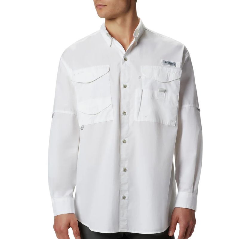 101968934-Camisa-Columbia-PFG-Bonehead-blanca-solida-para-hombre