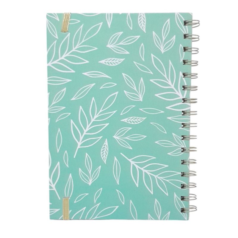 104745740-Libreta-de-apuntes-menta-floral-80-paginas