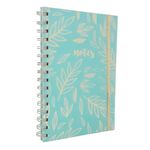 104745740-Libreta-de-apuntes-menta-floral-80-paginas