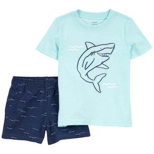 Conjunto de 2 piezas bicolor con estampado para bebé niño