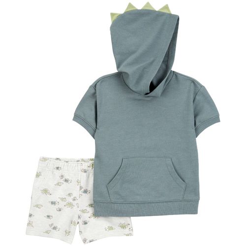 Conjunto de 2 piezas bicolor con estampado para niño