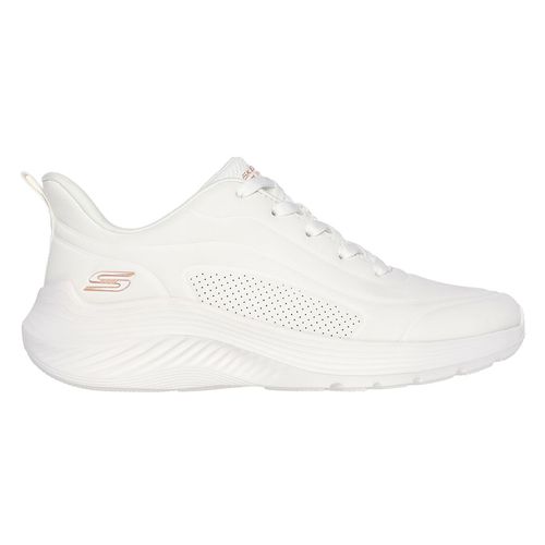 Zapato casual Skechers Bobs blanco para mujer