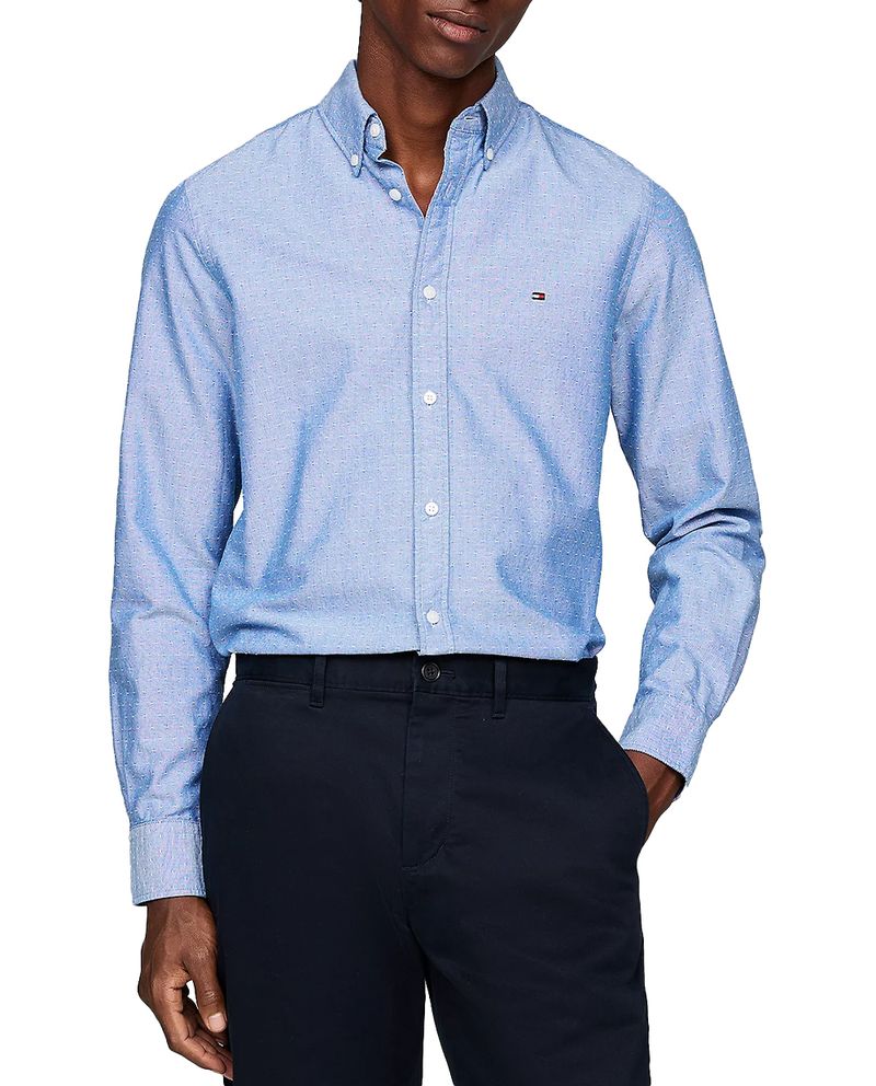 104804460-Camisa-oxford-Tommy-Hilfiger-slim-fit-celeste-con-mini-print-para-hombre